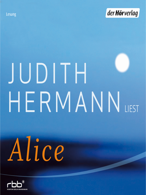 Title details for Alice by Judith Hermann - Wait list